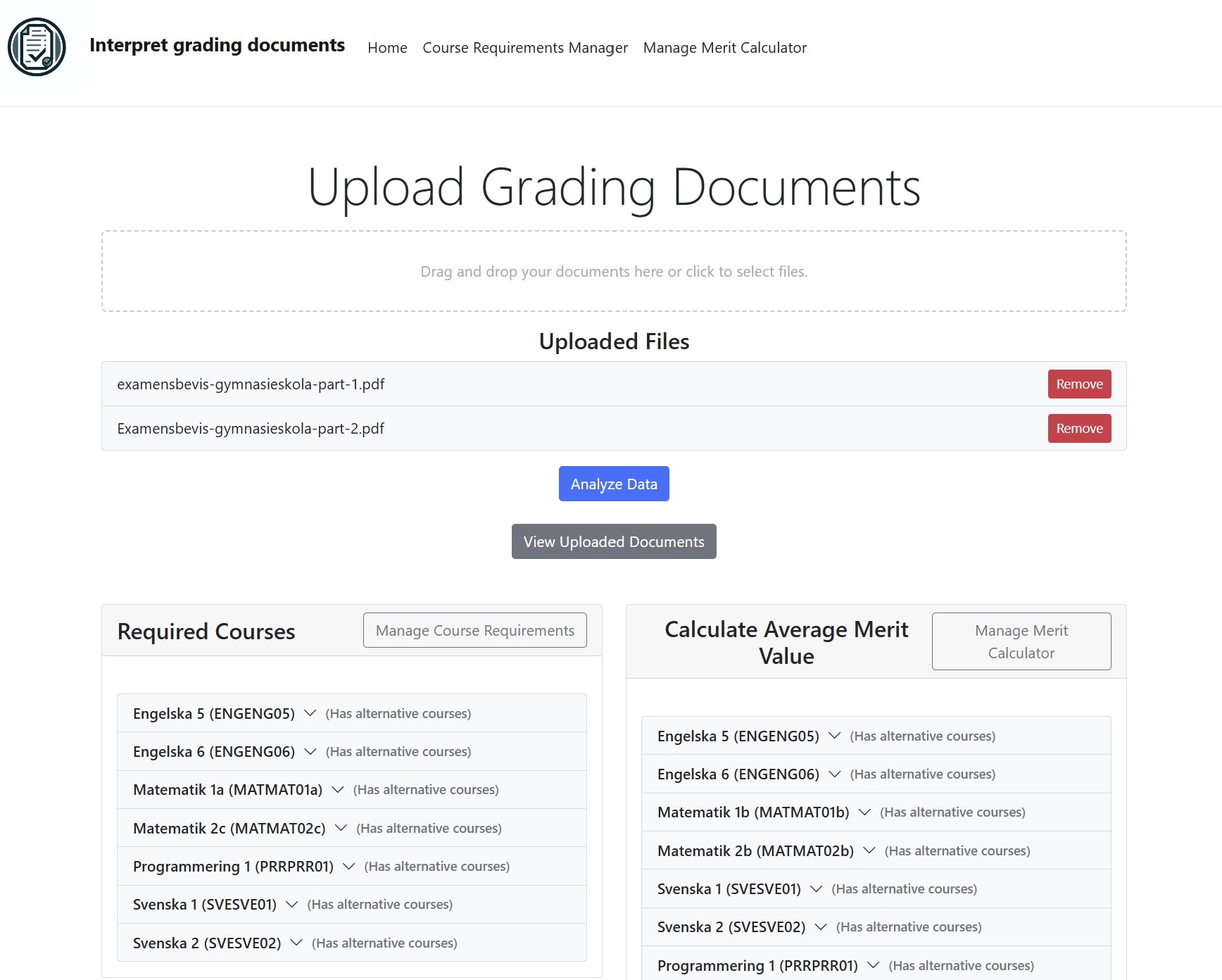 Interpret Grading Documents with AI