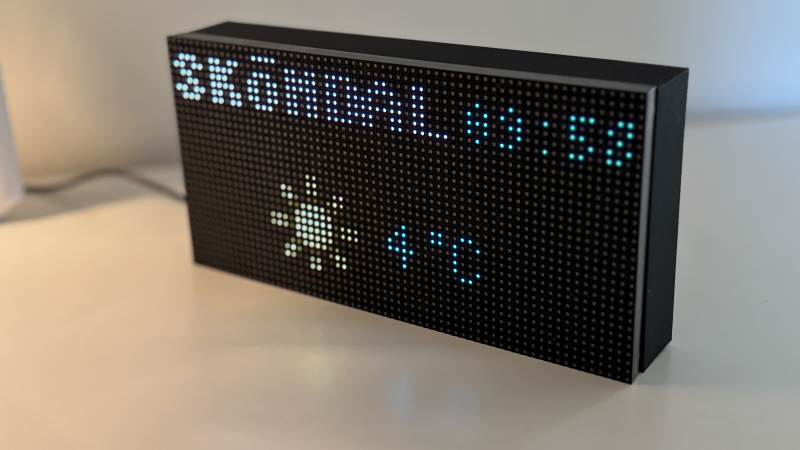 Real-Time Bus Departure LED Display